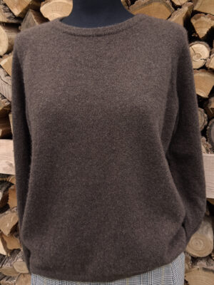 Maglione donna. Girocollo. 100% lana di Yak. Modello 4-125