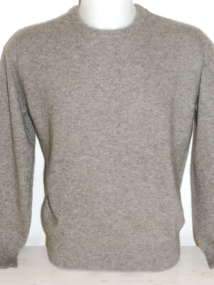 Maglione classico da uomo a girocollo. 100% lana Yak. Modello 4-54