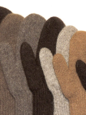 Muffole doppie per bambini. 100% lana di Yak. Modello 10-110